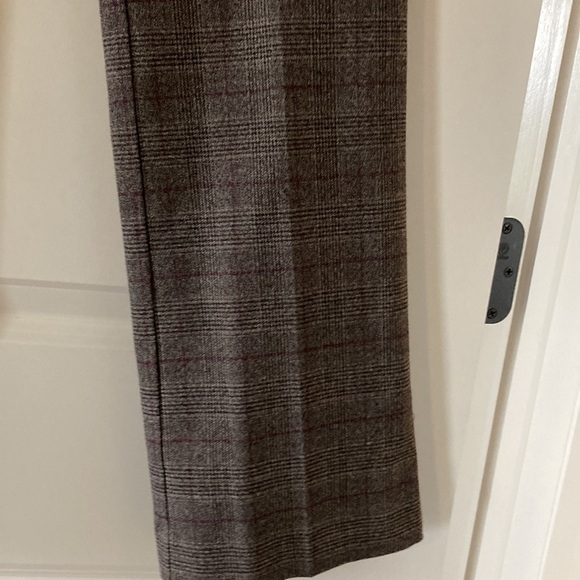 Ann Taylor Factory petite 6 signature pants plaid brown - Picture 5 of 12